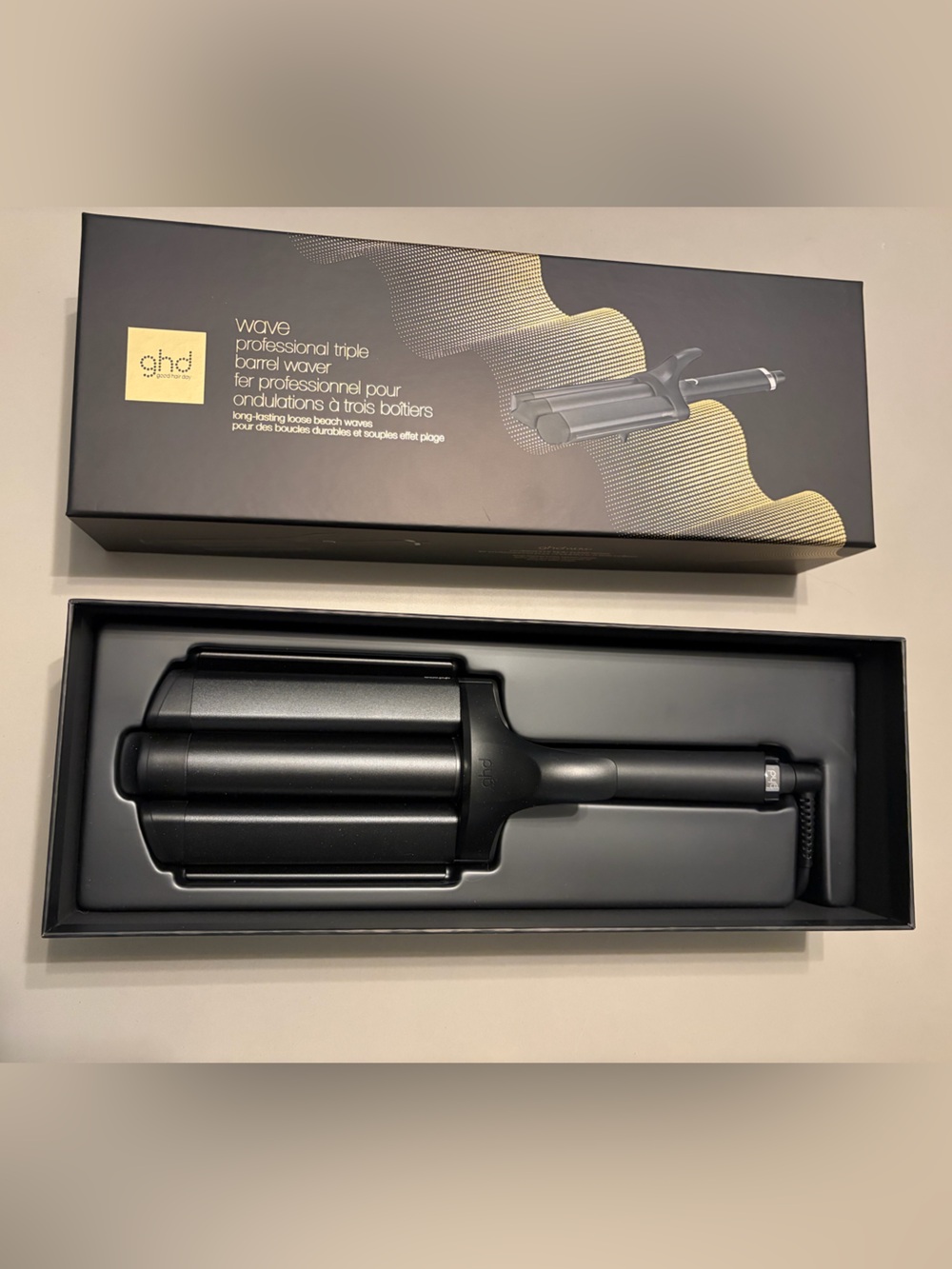GHD Wave Triple Barrel Hair Waver - still in packaging